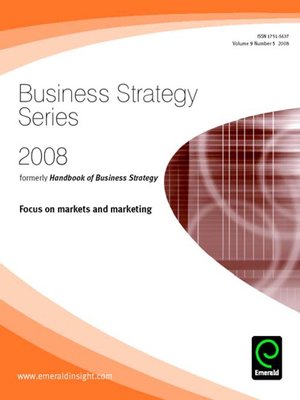 cover image of Business Strategy Series, Volume 9, Issue 5